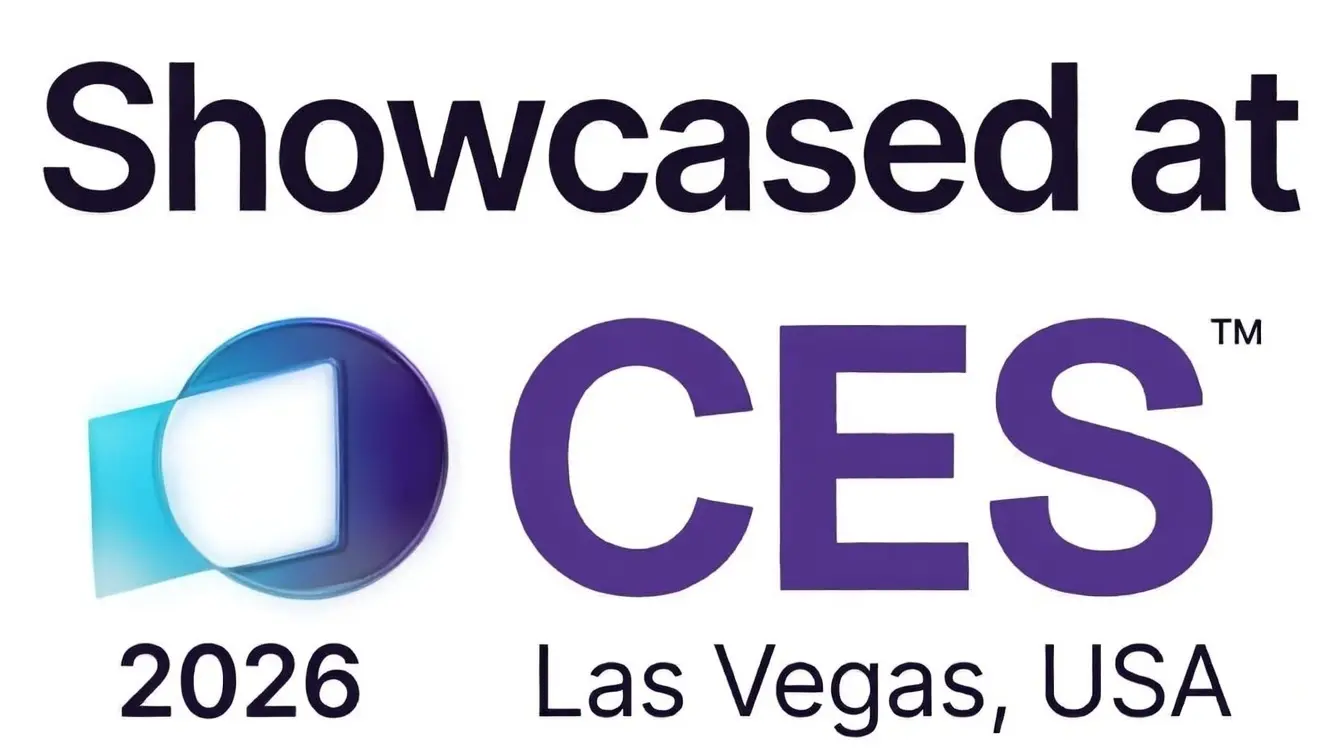 Visitors testing Solver at CES 2026